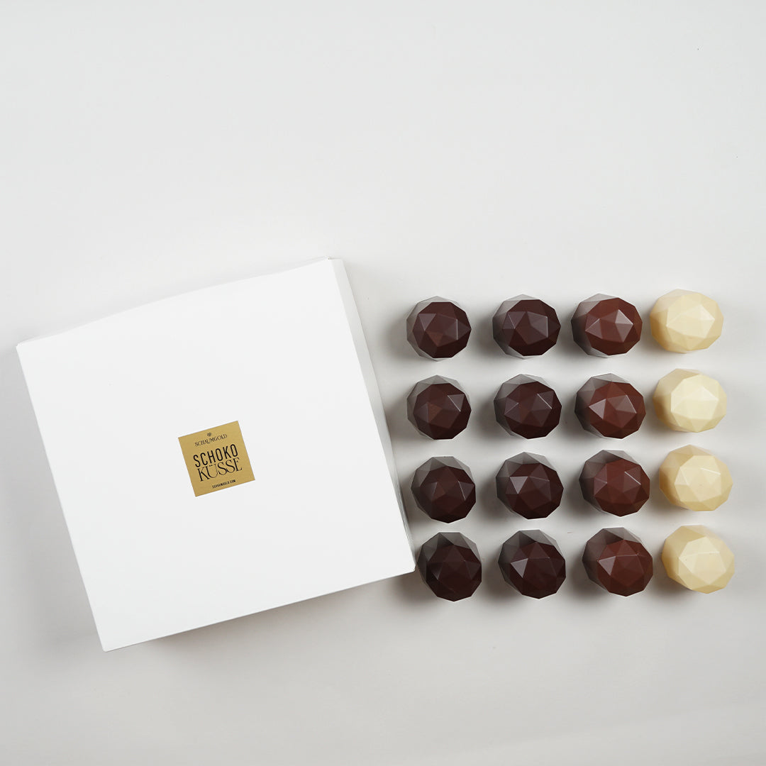 Gemischte Gourmet-Schokoküsse