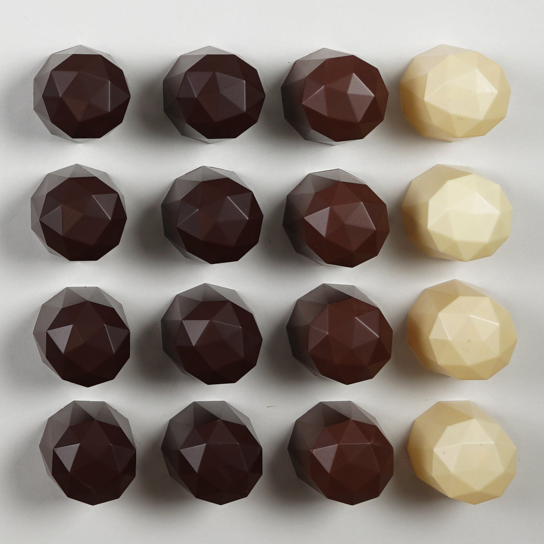 Gemischte Gourmet-Schokoküsse