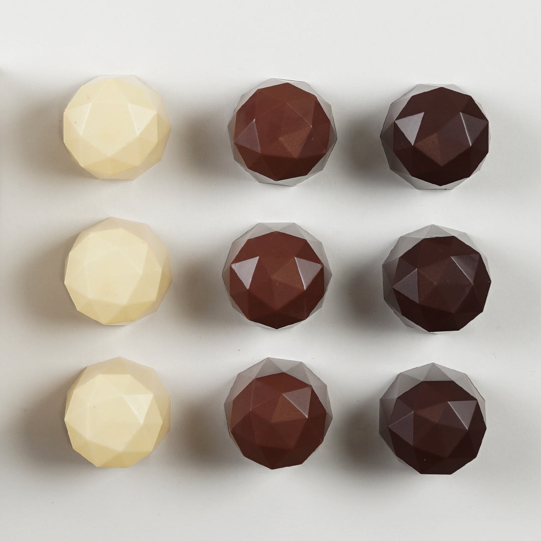 Gemischte Gourmet-Schokoküsse