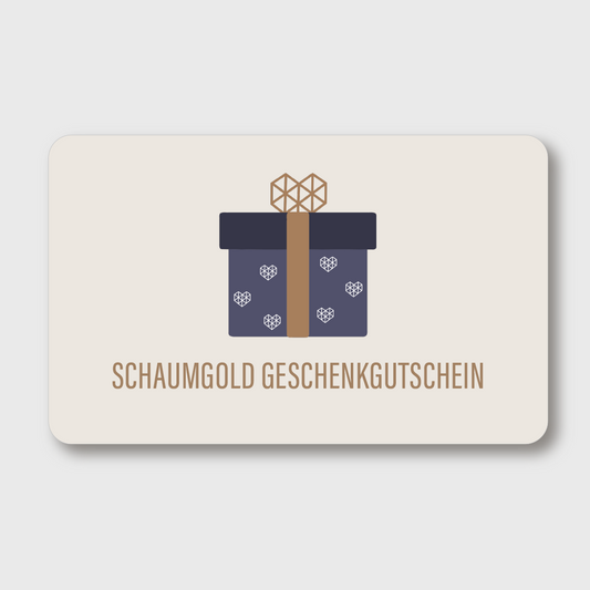 Schaumgold Geschenkgutschein